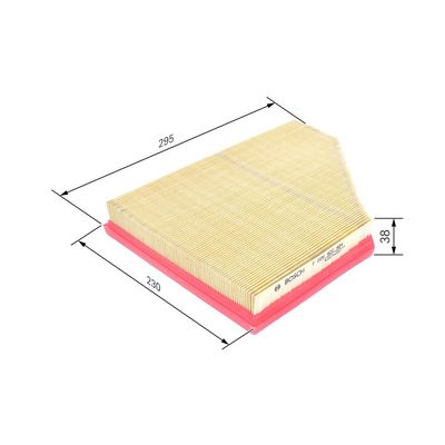 Hava Filtresi  BMW X5 Serisi (E70)(07.2007->)  BOSCH F 026 400 484