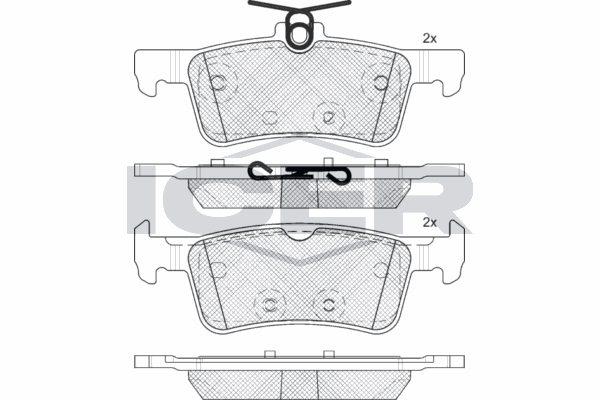 Fren Disk Balata Arka WONGA 271000