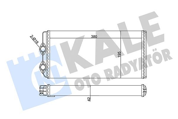 Kalorifer Radyatörü  KALE 351695