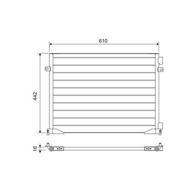 Klima Radyatörü  VALEO 817644