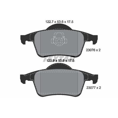 Fren Disk Balata Arka TEXTAR 2307602