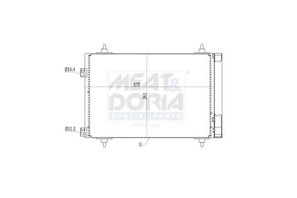Klima Radyatörü  Peugeot 3008 (05.2009->)  KRAFTVOLL 08060096