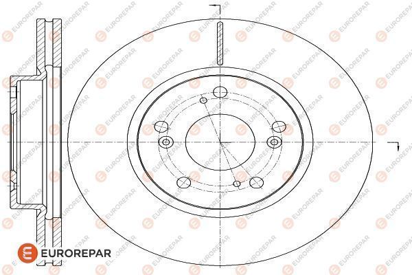 Fren Disk Ayna Ön Sağ ve Sol Honda Civic Sedan (FD)(04.2006->)  EUROREPAR 1622806780