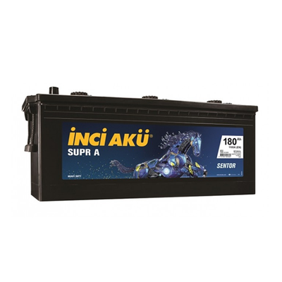 Akü (12V - 180 AH) Supra 1100 En Sentor B  İNCİ 1010194 4046