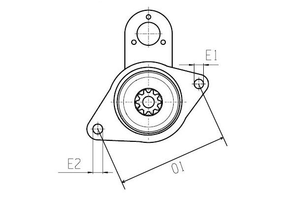Marş Dinamosu  Audi A3 Sportback (8PA)(09.2004->)  HC-CARGO F 032 114 163