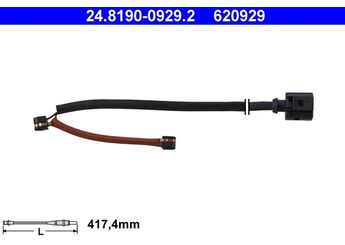 Balata İkaz Kablosu Ön ATE 24.8190-0929.2  95561236500 955 612 365 00 7L0907637 7L0 907 637