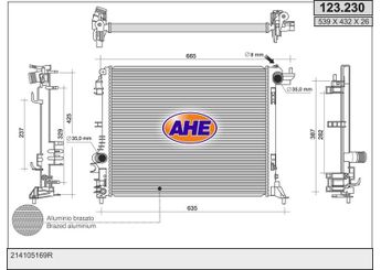 Su Radyatörü  VALEO 701683  16400 214105169R