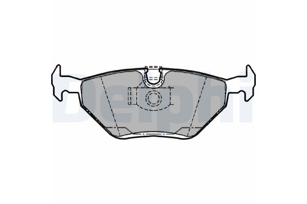 Fren Disk Balata Arka BMW 5 Serisi Sedan (E39)(1995->)  DELPHI LP1107