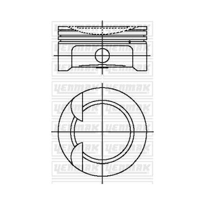 Piston (77.50MM-0.50)  NÜRAL 87-71115-050
