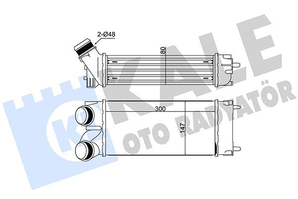 Turbo Radyatörü  KALE 343800