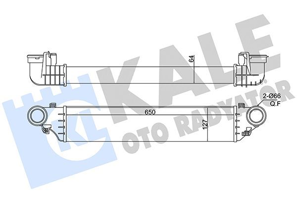 Turbo Radyatörü  Mercedes CLC -Serisi (BM 203)(04.2008->)  KALE 375690