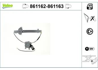 Cam Krikosu Ön Sol VALEO 861162  6980260090 69802-60090