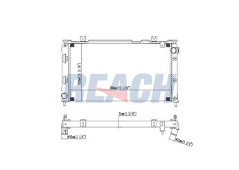 Su Radyatörü  MGA 80001  21903130000814 150925A2020 21900130001004 21900130101014 21903130101014