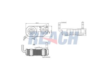 Motor Yağ Soğutucu  SWAPP 52136  96409061E 96409061C 096409061C 096409061E 96409061