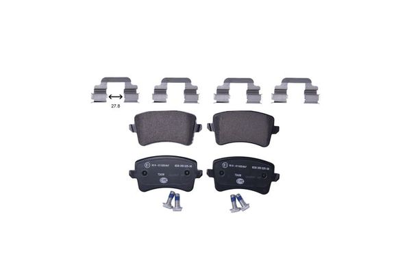 Fren Disk Balata Arka HELLA 8DB 355 025-381