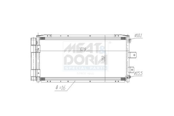 Klima Radyatörü  Daihatsu Charade (XP9F)(2011->2013)  VALEO 860096
