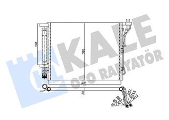 Klima Radyatörü  KALE 358010  976063Q000