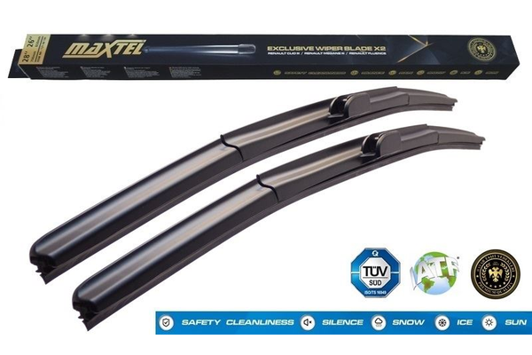 Silecek Süpürgesi Ön Hybrid Tip 550/450 mm - 22/18 inç MAXTEL 12408530