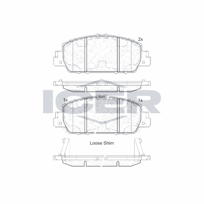 Fren Disk Balata Ön SANGSIN SP1779