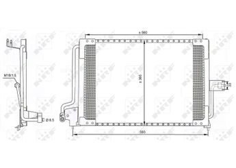 Klima Radyatörü  NRF 35182  1618012 52464309