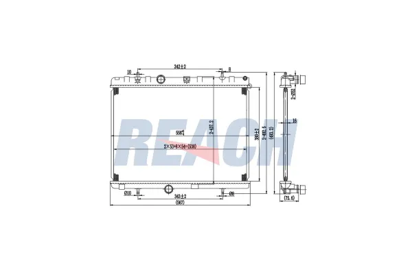 Su Radyatörü  MGA 80360