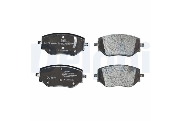 Fren Disk Balata Ön Renault Clio V (08.2019->)  DELPHI LP3644