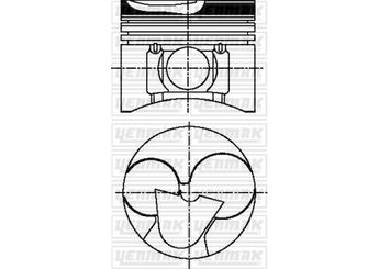 Piston  YENMAK 4439-050-TPR  36-04439-050