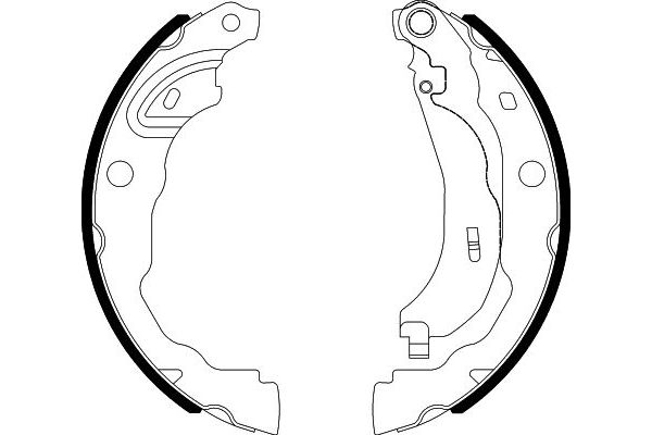 Fren Pabuçlu Balata Arka Renault Clio V (08.2019->)  SWAG 33 11 0710