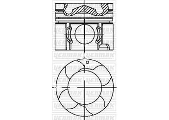 Piston (95.50MM-0.50)  YENMAK 39-04373-050  ME193937