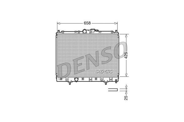 Su Radyatörü  DENSO DRM45006