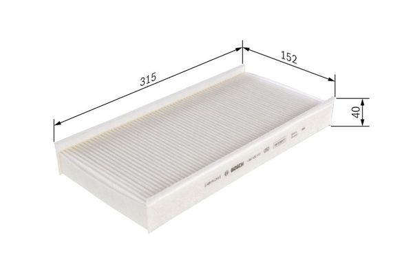 Polen Filtresi  Citroen C5 5 Kapı (10.2004->)  BOSCH 1 987 432 112