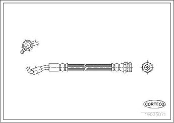 Fren Hortumu Arka Sol SVAC 94-0144  4873005120