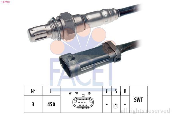 Oksijen (Lambda) Sensörü  FACET 10.7710