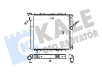 Su Radyatörü  KALE 229600  BOP160022 AX0702053961  AX0702053961 7700765602 77 00 765 602 7700759196
