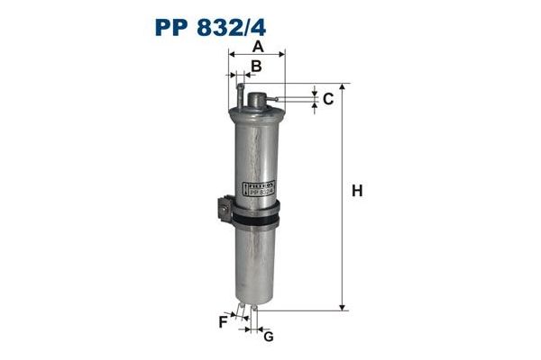 Yakıt Filtresi  BMW 7 Serisi (E65/E66)(2001->)  FILTRON PP 832/4