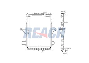 Su Radyatörü  RADISEN RR 65624  85020561 21649619 85026561 100314589 100316845 22374733