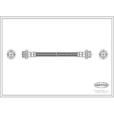 Fren Hortumu Arka Sağ veya Sol Nissan Micra (K11)(02.1998->)  BRAXIS AH0567