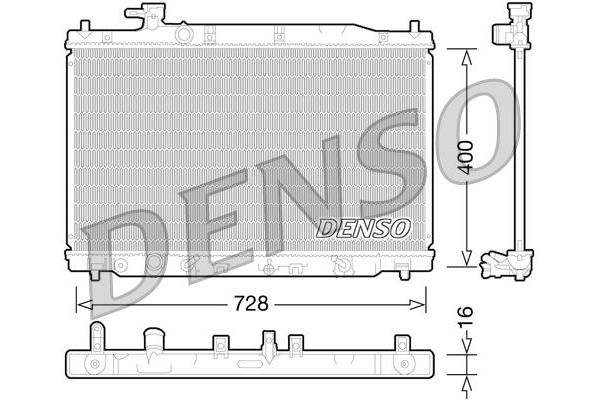 Su Radyatörü  DENSO DRM40030