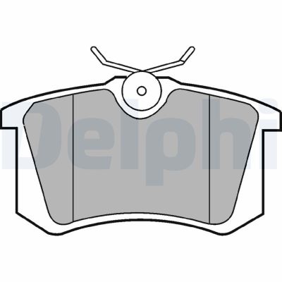 Fren Disk Balata Arka DELPHI LP2255