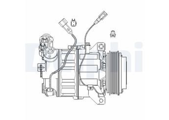 Klima Kompresörü  DELPHI CS20482  6G9N19D623EF 36011309 36000231 1377827 1453378 1453380 1496531 1561005 6G9N19D623EB 6G9N19D623EC 6G9N19D623ED 6G9N19D623EE 36000331 36000456 36001373 36002113 36002425 36002747 36002934