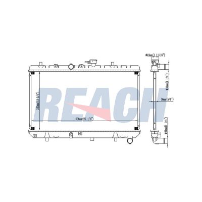 Su Radyatörü  Kia Rio (BC)(2000->)  VEKA 16-2150B