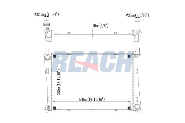 Su Radyatörü  BMW 5 Serisi Sedan (E39)(1995->)  BSG 15-520-031