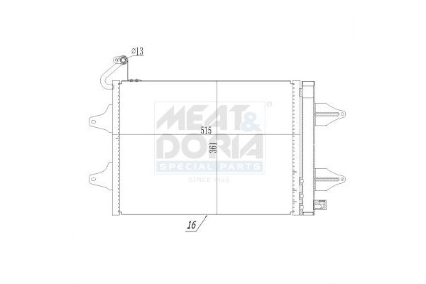 Klima Radyatörü  Seat Ibiza (6L1)(04.2002->)  DELPHI TSP0225508