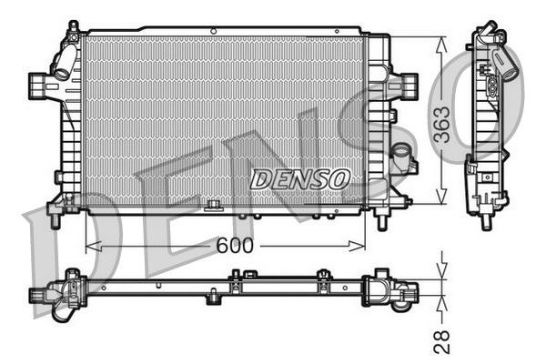 Su Radyatörü  DENSO DRM20104