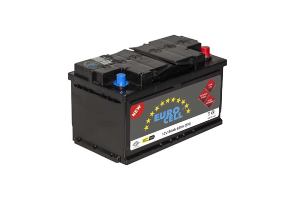 Akü (12V - 80 AH) L4B (315×175×175) Alçak Tırnaklı   EUROCELL 8699358520074