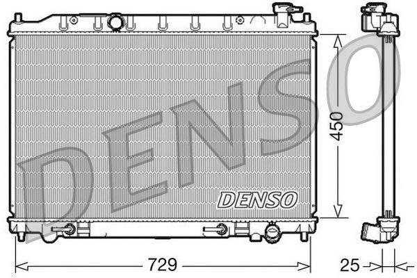Su Radyatörü  DENSO DRM46029
