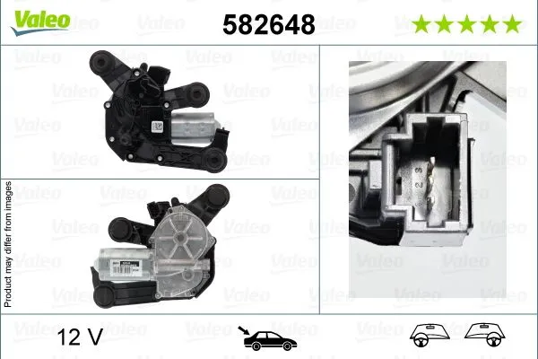 Silecek Mekanizma Motoru Arka VALEO 582648