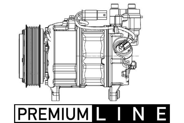 Klima Kompresörü  MINI Mini 5-kapı (F55)(2014->)  MAHLE ACP 599 000P