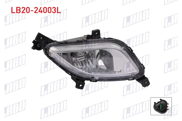 Sis Farı Ön Sol Kia Cerato III / K3 12 (YD)(2013->)  LABO LB20-24003L
