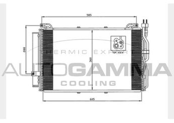 Klima Radyatörü  MAHER 18980  9760617800 9760617801